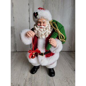 Clothtique‎ possible dreams red ornament Santa Claus Xmas figure